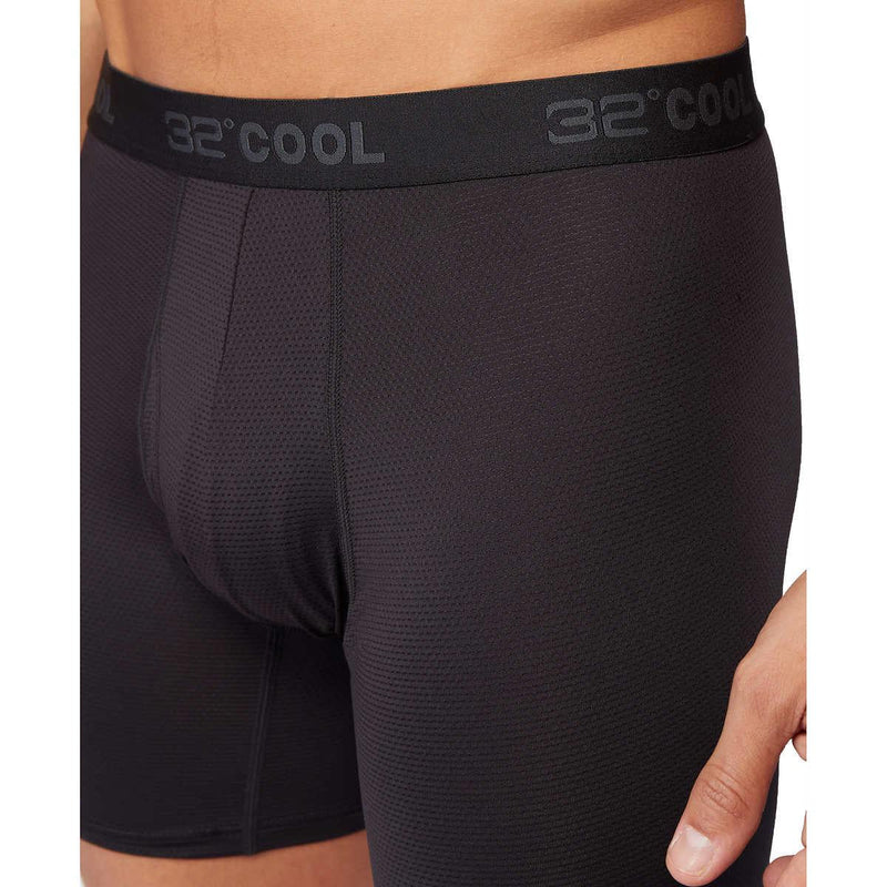 32 Degrees Men's Comfort Mesh Boxer Brief, 6-pack