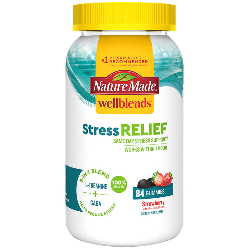 Nature Made Wellblends Stress Relief, 84 Gummies