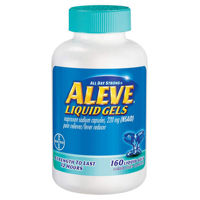 Aleve Pain Reliever, 160 Liquid Gels