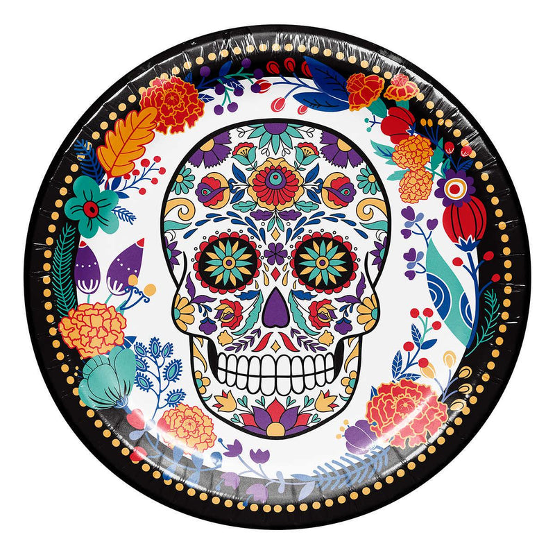 Artstyle Paper Plate and Napkin Bundle, Day of the Dead, 200-count