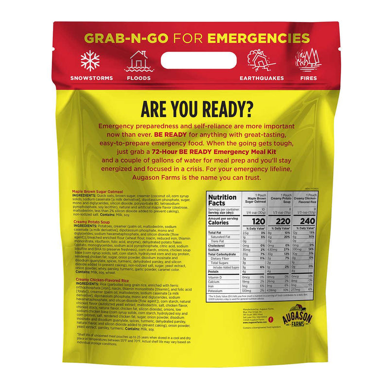 Augason Farms 72 Hour Emergency Food Kit 5-pack