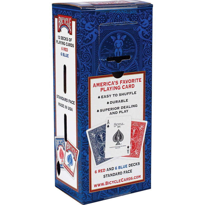 Bicycle Standard Playing Cards, Red and Blue, 12 Decks ) | Home Deliveries