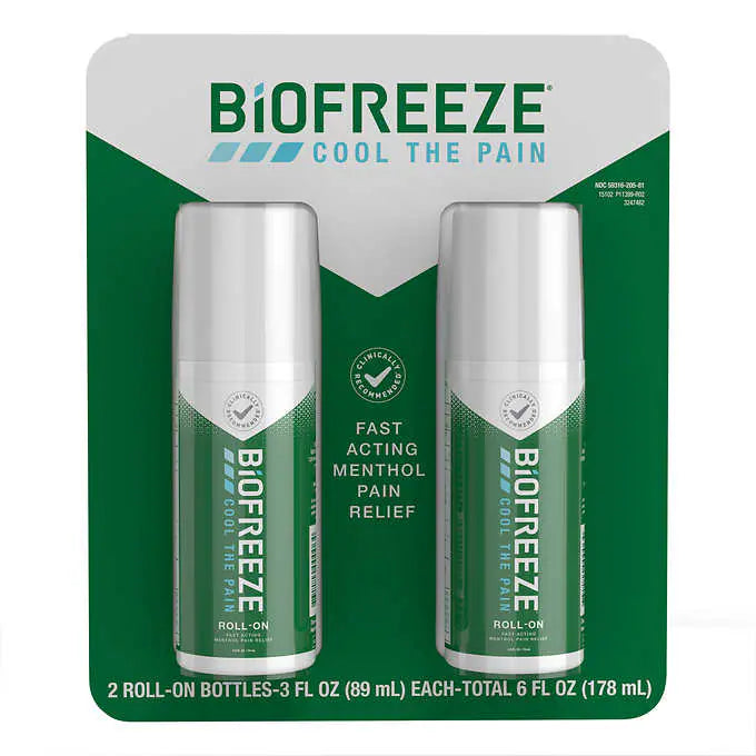 Biofreeze Pain Reliever, 6 Ounce Pack