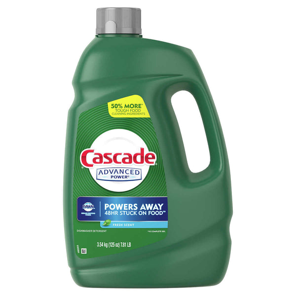 Cascade Advanced Power Liquid Dishwasher Detergent, Fresh Scent, 125 fl oz