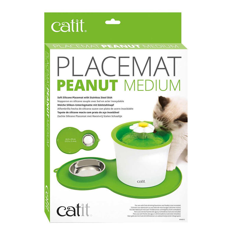 Catit Flower Fountain and Placemat Kit with 5 Replacement Filters