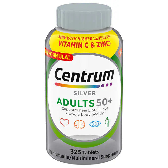 Centrum Silver Adults 50+ Multivitamin, 325 Tablets