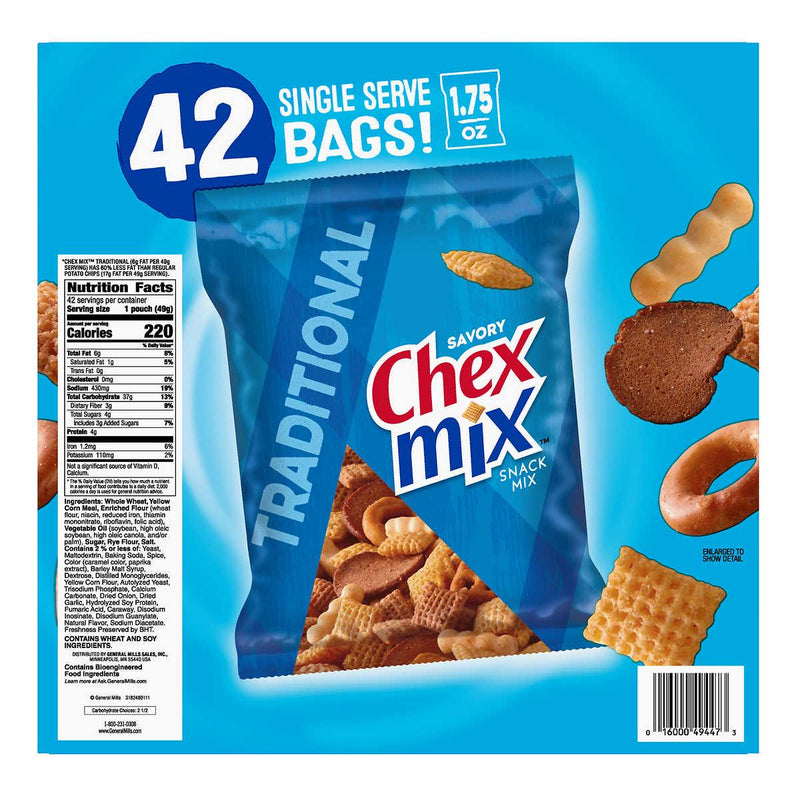 Chex Mix, Traditional, 1.75 oz, 42-count