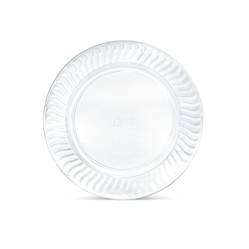 Chinet Cut Crystal Clear Plastic 7 Dessert Plates Case (150 count)