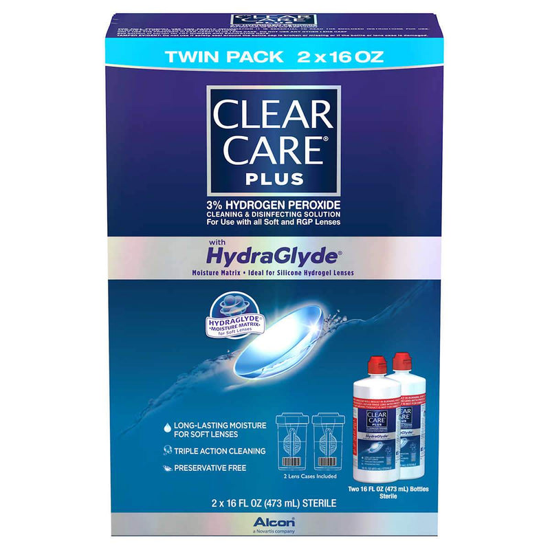 Clear Care Plus Cleaning and Disinfecting Solution, 32 Ounces