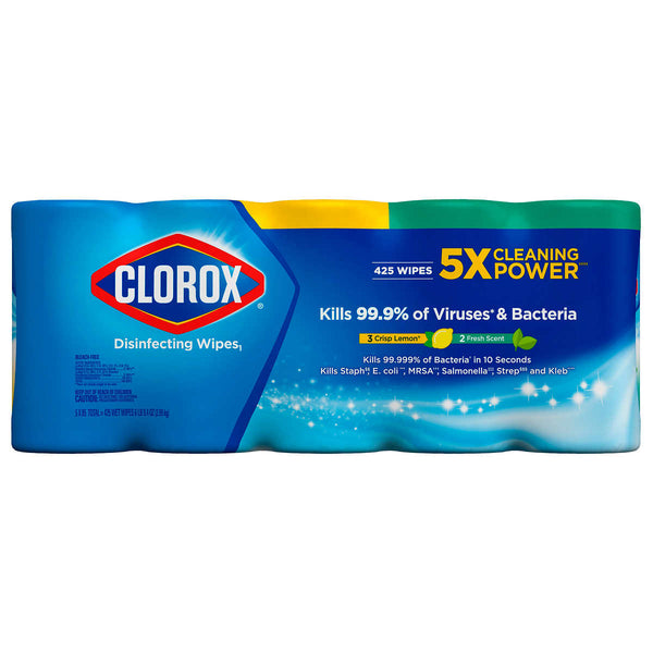 Clorox Disinfecting Wipes, Variety Pack, 85-count, 5-pack ) | Home Deliveries