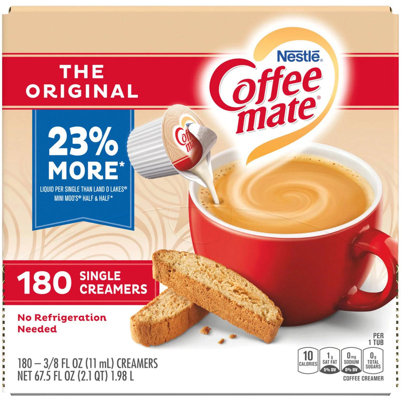 Nestlé Coffee-mate Liquid Creamer, Original, 180-count