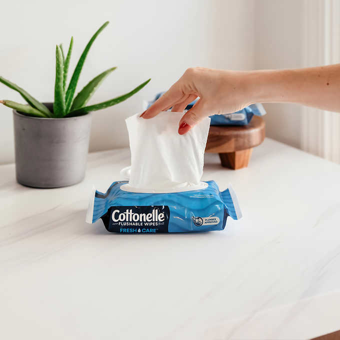 Cottonelle Fresh Care Flushable Wipes, 560