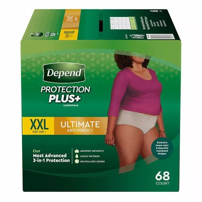 Depend Protection Plus Ultimate Underwear for Women