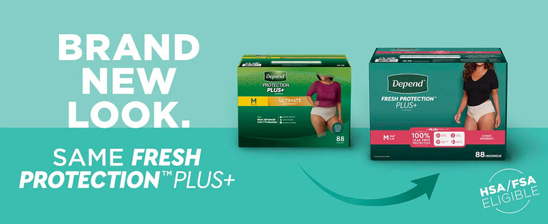 Depend Protection Plus Ultimate Underwear for Women