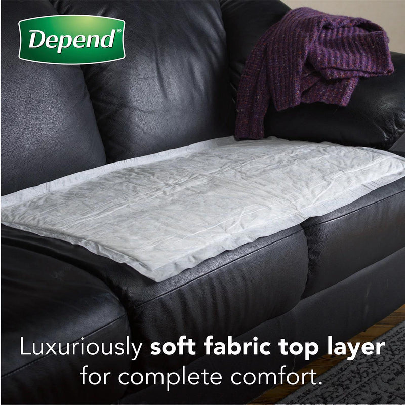 Depend Disposable Waterproof Bed Pads, Overnight Absorbency (48 ct.)