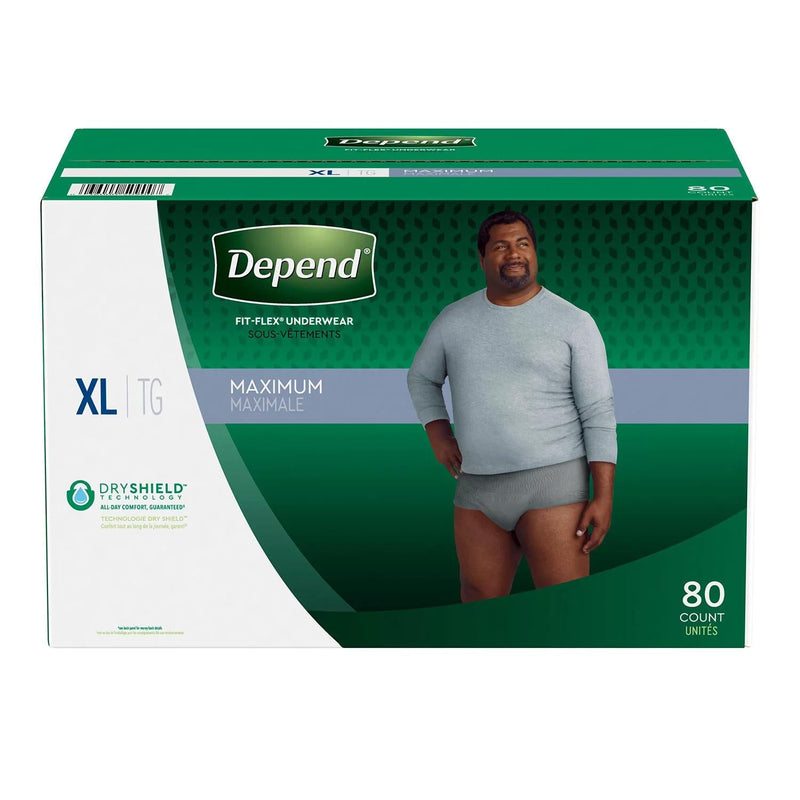 Depend Fresh Protection Incontinence Underwear for Men (Choose Your Size)