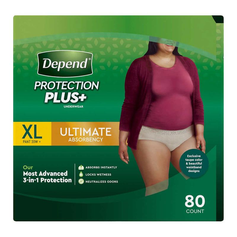 Depend Protection Plus Ultimate Underwear for Women