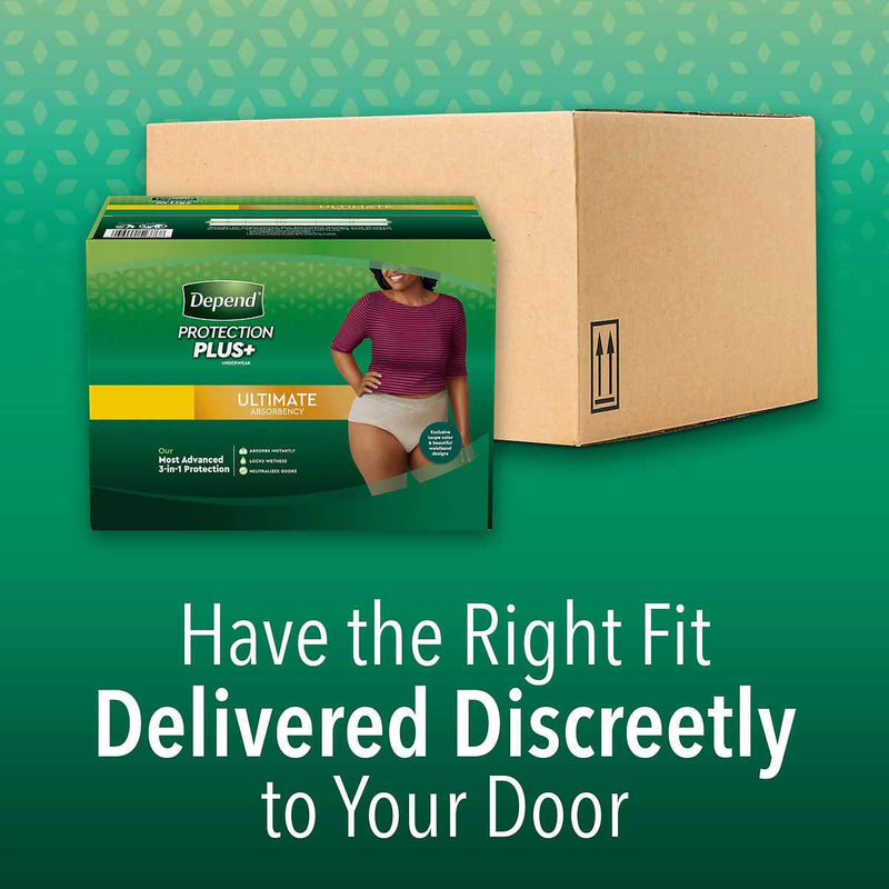 Depend Protection Plus Ultimate Underwear for Women - Home Deliveries