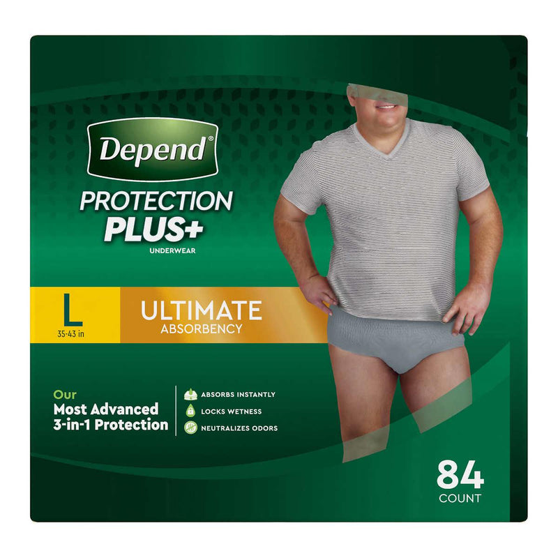 Depend Protection Plus Ultimate Underwear for Men ) | Home Deliveries