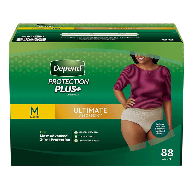 Depend Protection Plus Ultimate Underwear for Women