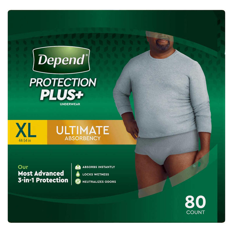 Depend Protection Plus Ultimate Underwear for Men ) | Home Deliveries