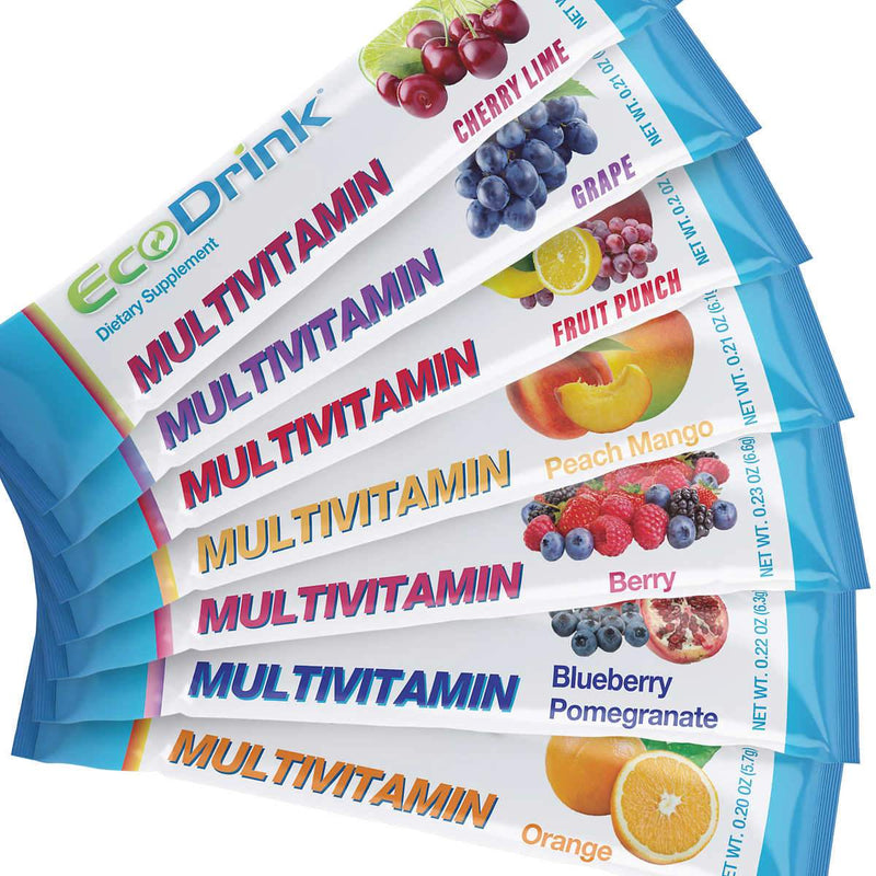 EcoDrink Complete Multivitamin Drink Mix, 30 Packets - Home Deliveries