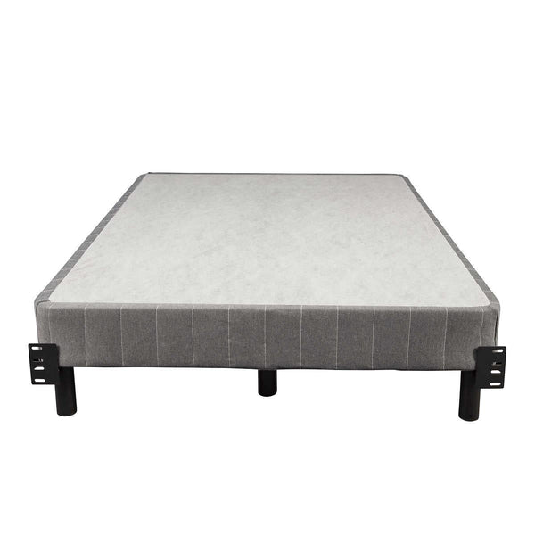 EnForce 7" Metal Box Spring with Headboard Bracket and Legs