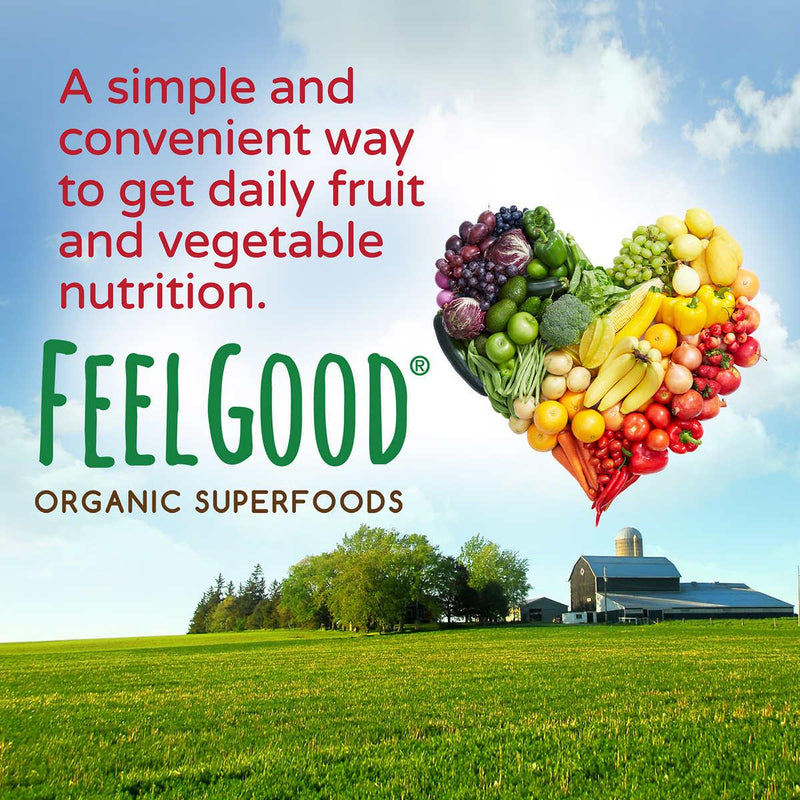 Feel Good USDA Organic Vita Fruits and Veggies, 120 Capsules ) | Home Deliveries