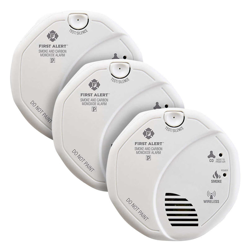 First Alert Z-Wave Smoke and Carbon Monoxide Alarm, 3-pack ) | Home Deliveries