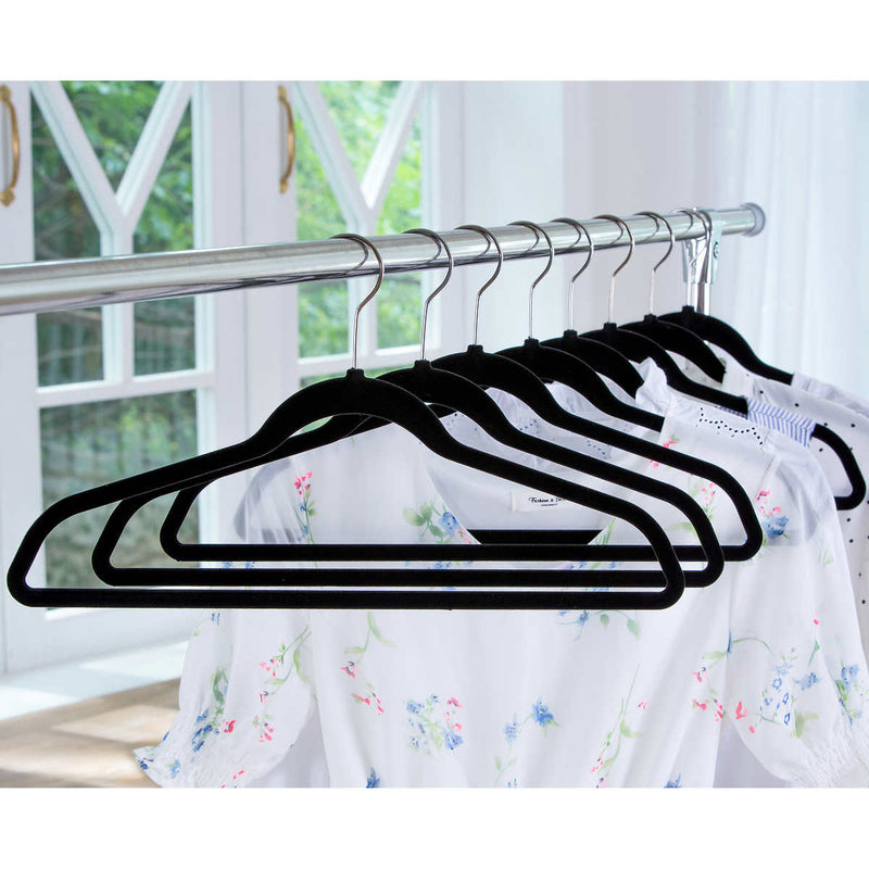 Flocked Hangers - Two 50-packs 100 Total