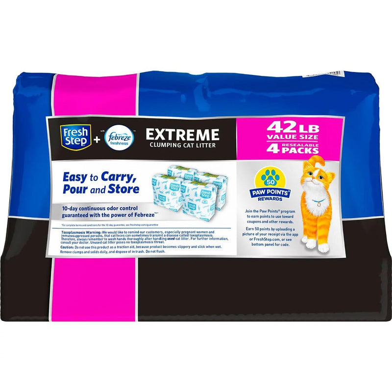 Fresh Step Extreme Clumping Cat Litter w/ Febreze, Mountain Spring Scent (42 lbs.)