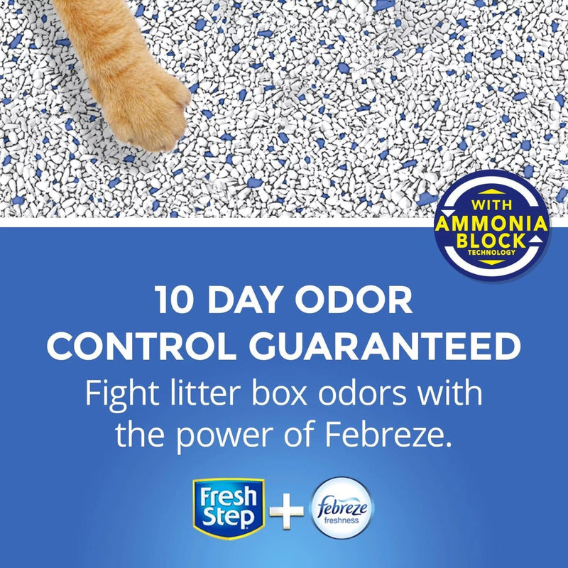 Fresh Step Multi-Cat Scented Litter with the Power of Febreze, Clumping Cat Litter (42 lbs.)