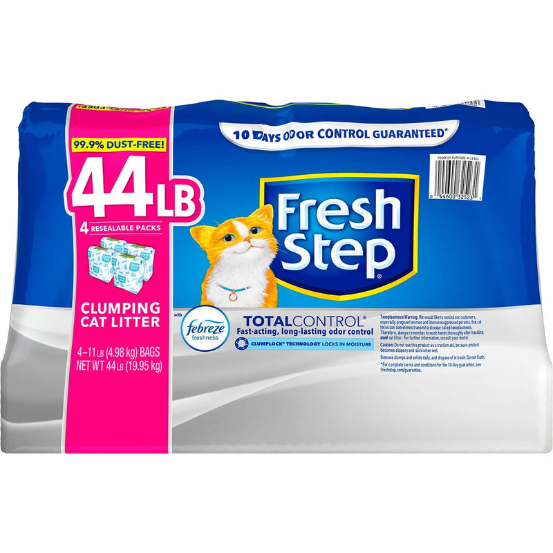 Fresh Step Total Control Scented Litter with Febreze, Clumping (44 lbs.)