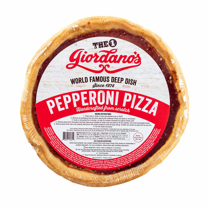 Giordano's Chicago Frozen 10 Deep Dish Stuffed Pizza, 3-pack