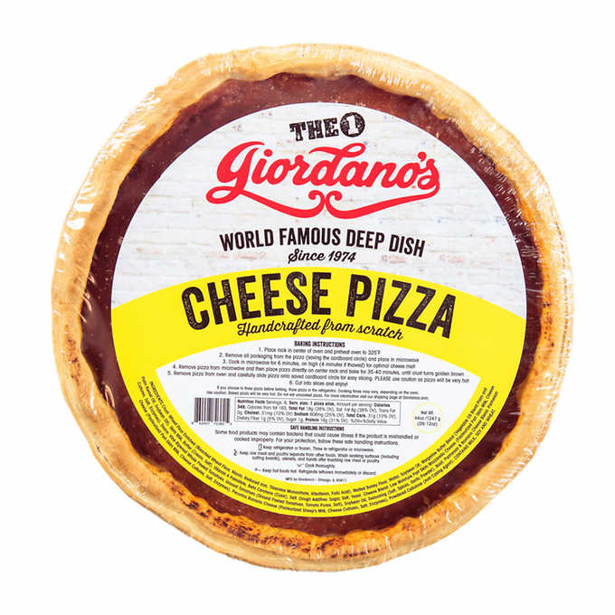 Giordano's Chicago Frozen 10 Deep Dish Stuffed Pizza, 3-pack