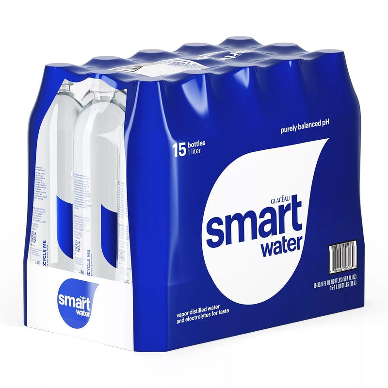 Glaceau SmartWater (1 L., 15 pk.)