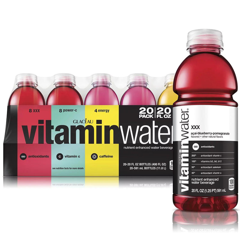 Glaceau Vitaminwater Variety Pack (20 fl. oz., 20 pk.)