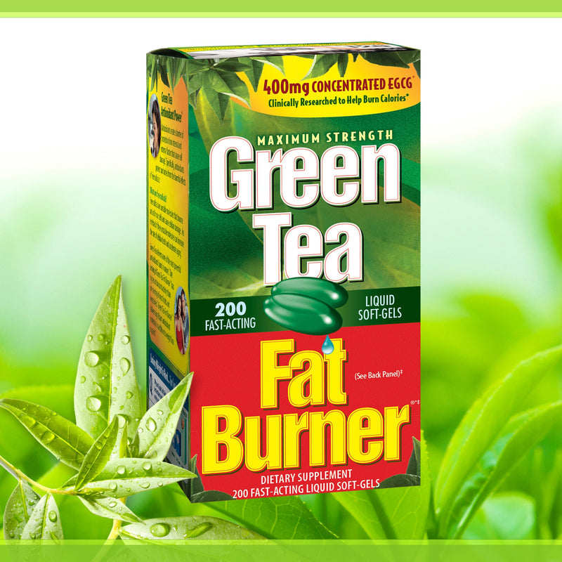 Green Tea Fat Burner, 200 Liquid Soft-Gels