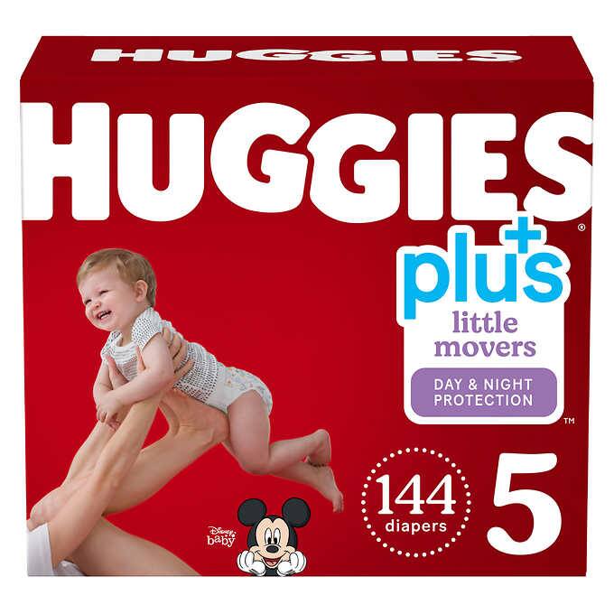 Huggies Plus Diapers Little Movers Sizes 3 - 7