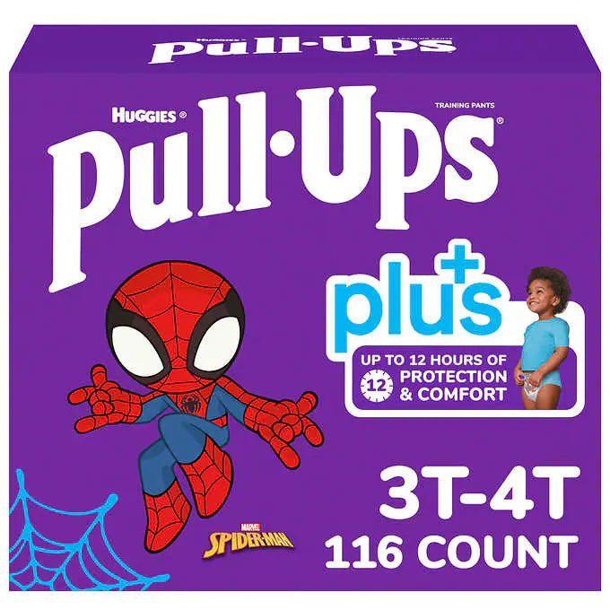 Huggies Pull-Ups Plus Training Pants For Boys