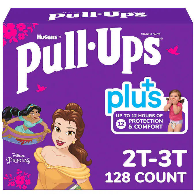 Huggies Pull-Ups Plus Training Pants For Girls