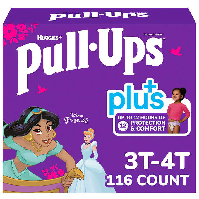 Huggies Pull-Ups Plus Training Pants For Girls