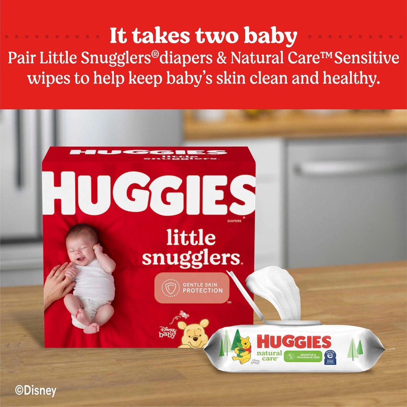 Huggies Natural Care Sensitive Baby Wipes, Fragrance Free (1088 wipes)