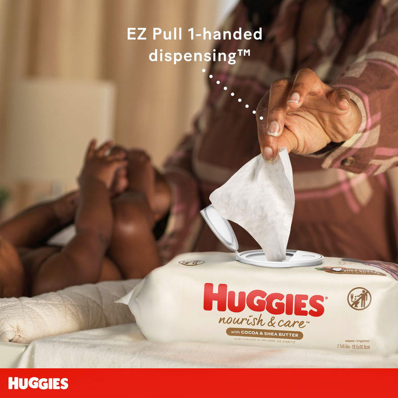 Huggies Nourish and Care Scented Baby Wipes (640 count)