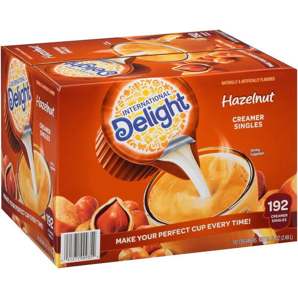 International Delight Hazelnut Coffee Creamer Singles (192 count)