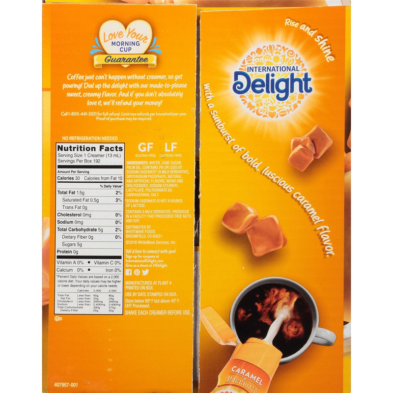 International Delight Caramel Macchiato Coffee Creamer Singles (192 count)