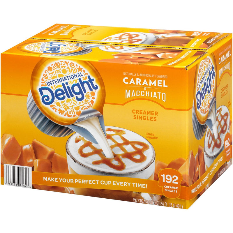 International Delight Caramel Macchiato Coffee Creamer Singles (192 count)