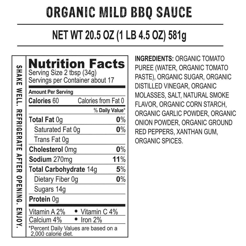 Kinder's Organic BBQ Sauce Variety 20.5 oz., 4-pack ) | Home Deliveries