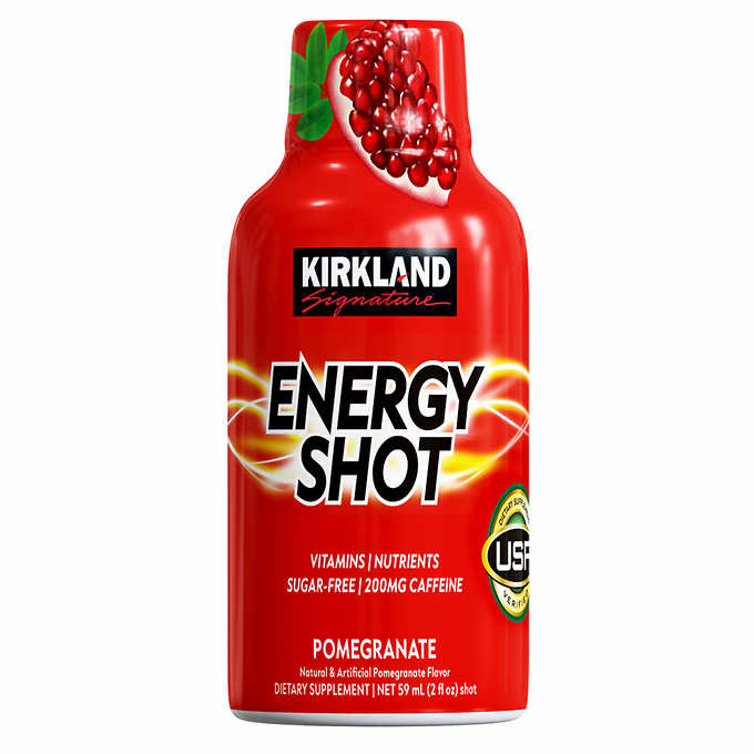 Kirkland Signature Energy Shot, 48 Bottles, 2 Ounces Each