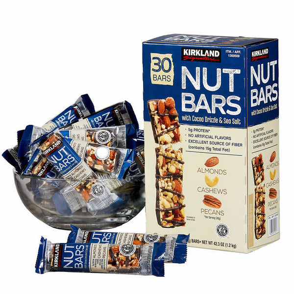 Kirkland Signature Nut Bars, 1.41 oz, 30-count